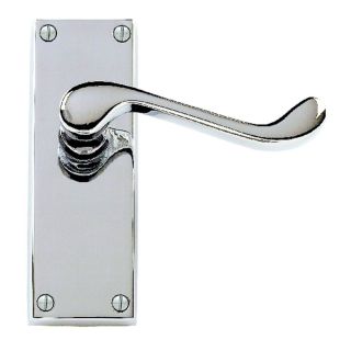 PCP Victorian Scroll Lever Latch Furniture - PRESTIGE Clam Packed