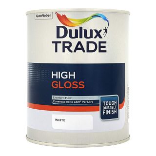 Dulux Trade High Gloss White 1L