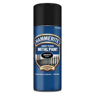 Hammerite Metal Aerosol Black 400ml