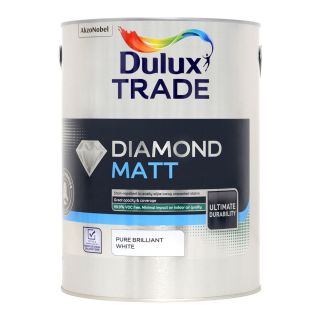 Dulux Trade Diamond Matt Pure Brilliant White 5L