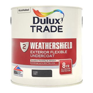 Dulux Trade Weathershield Exterior Undercoat Dark Grey 2.5L