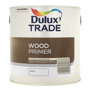 Dulux Trade Wood Primer White White 2.5L