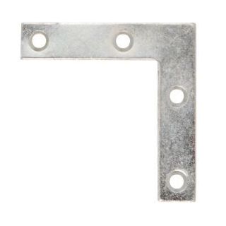 Corner Plates BZP 75mm (x6) - Dalepax