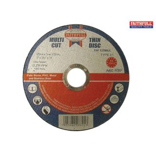 FAI/FULL CUT OFF Disc 125MM X 1.0 X 22 M/P (single)