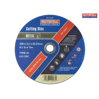 FAI/FULL CUT OFF WHEEL 230MM X 3.2 X 22 METAL.