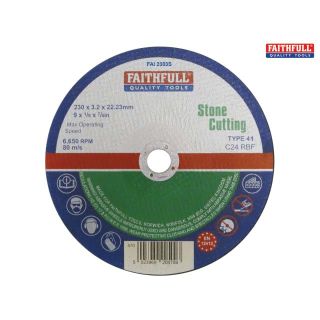 FAI/FULL CUT OFF WHEEL 230MM X 3.2 X 22 STONE.