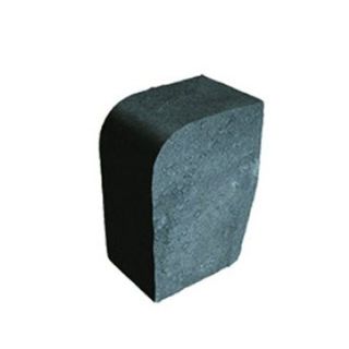 Bretts High Kerb Radial Bullnose - Charcoal 150X100mm