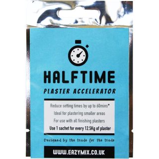 Halftime Plaster Accelerator - 1 sachet for every 12.5Kg of plaster