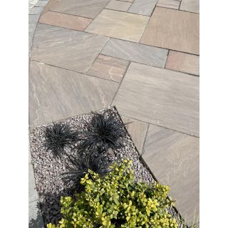 Indian Sandstone Calibrated - Autumn Brown 900x600mm |22mm| |21.1m²|