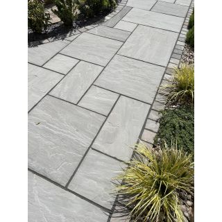 Indian Sandstone Calibrated - Kandla Grey 600x290 |22mm| |17.75m²|