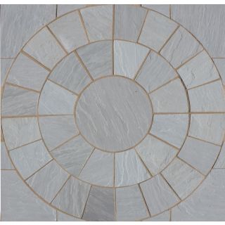 Indian Sandstone Circle - Grey |2.85m²|