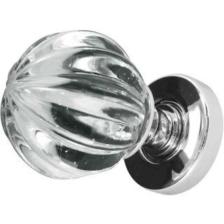 Frelan Pc Pumpkin Mortice Knob  Polished Chrome