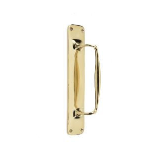 Frelan Handle On Plate 305 X 58Mm  Polish Brass