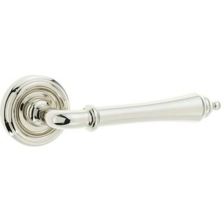 Frelan Camille Pn Lever On Rose  Polished Nickel