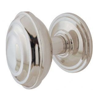 Frelan 67X48Mm Pn Ronson Mortice Knob (Oval) Polished Nickel