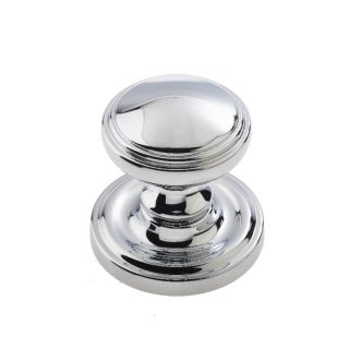 Frelan Jvcp68 Lined Mortice Knob  Polished Chrome