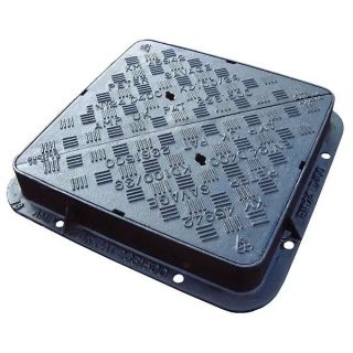 EJ D400 600x600mm 100mm Deep Ductile Iron Access Cover, Double Triangle Cover and Frame