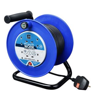 Nexus 25M 13A 4 Gang Cable Reel Blue (Ldcc2513/4Bl-Mp)