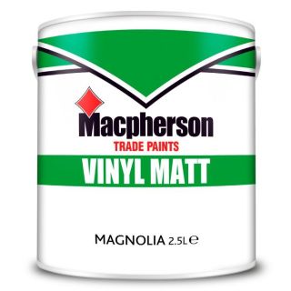 Macpherson Vinyl Matt Emulsion Magnolia 2.5L