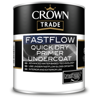 Crown Trade Fastflow Quick Drying Undrcoat Charcoal Grey 2.5