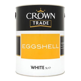 Crown Trade Eggshell White 5L