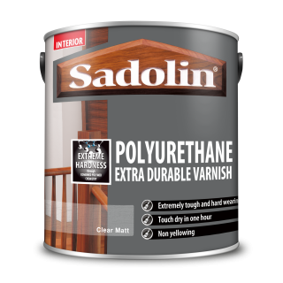 Sadolin Poly Extra Durable Varnish Clear Matt 2.5L