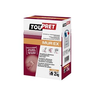 Toupret Mur Ex All Substrates Repair Filler, Rock Hard 2kg