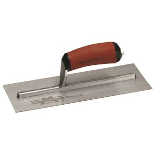 Marshalltown 11 X 4 1/2 SS Finishing Trowel Curved DuraSoft