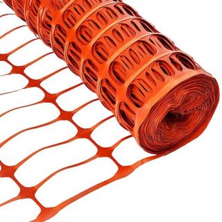 Orange Barrier Fencing Medium Duty 50X1M