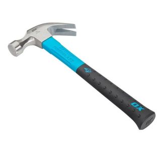 Ox Pro Fibreglass Handle Claw Hammer - 20 Oz