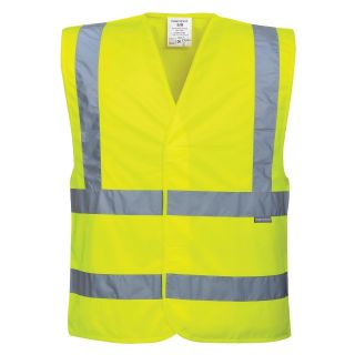 Ox Yellow High Visability Vest - Medium