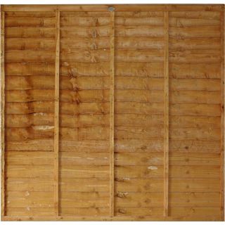 Tafs Lap Fence Panel 1524mm Dipped Autumn Gold