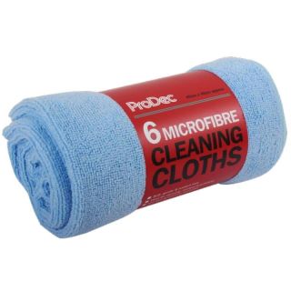 Prodec Microfibre Cloths: 6-Pack