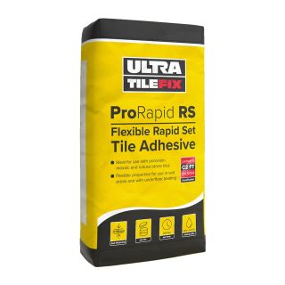 Pro Rapid Set Flexible Tile Adhesive 20kg Grey - (Yellow Bag)