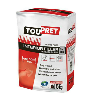 Toupret Interior Filler Le Reboucheur (5X 1kg)