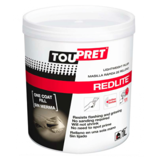 Toupret Redlite Rapid Drying Filler Ready To Use 1L