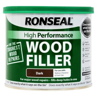 Ronseal High Performance Wood Filler - Dark 275g