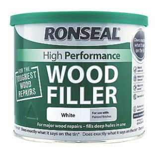 Ronseal High Performance Wood Filler - White 275g