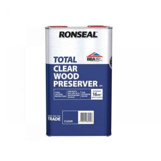 Ronseal Total Wood Preserver - Clear 5L