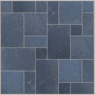 Natural Stone Limestone Square Edge - Black Patio Pack |22mm| |15.25m²|