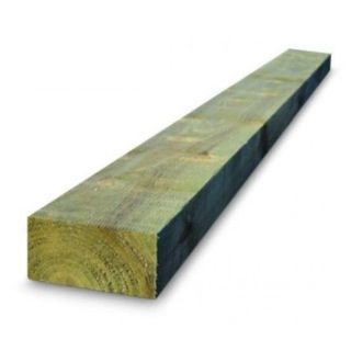 Green Treated Softwood Sleeper 120 X 240 X 2400mm