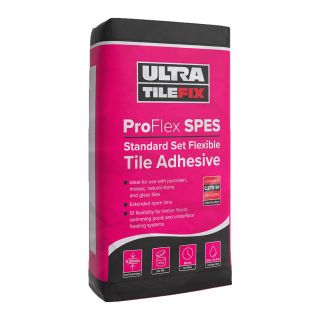 Pro Flex Standard Tile Adhesive 20kg Grey - (Pink Bag)