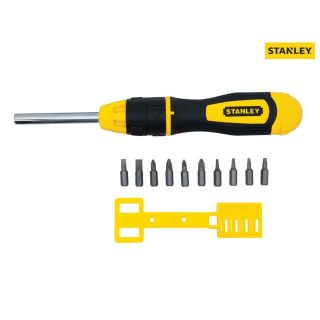 STANLEY MULTIBIT RATCHET Screw Driver & BITS  068010