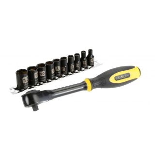 STANLEY FATMAX ROTATOR SOCKET SET 11PC 1/4SQDR