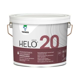 Teknos Helo Aqua 20  Special Clear Varnish  0.9L