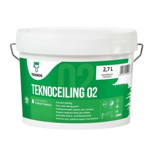 Teknos Teknoceiling 02 White Ceiling Paint 2.7L