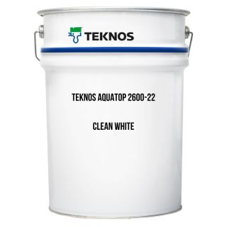 Teknos Aquatop 2600 Clean White -23 9L