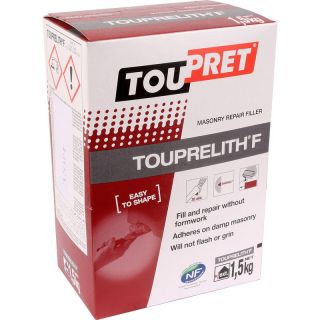 Toupret Touprelith F Exterior Masonry Repair Filler 1.5kg