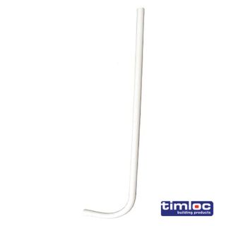 Hockey Stick White 1450mm Long EC1002 1450 X 38 X 32mm