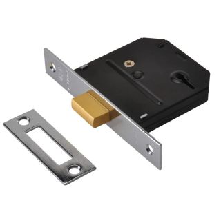 3 Lever Essentials Deadlock Chrome 